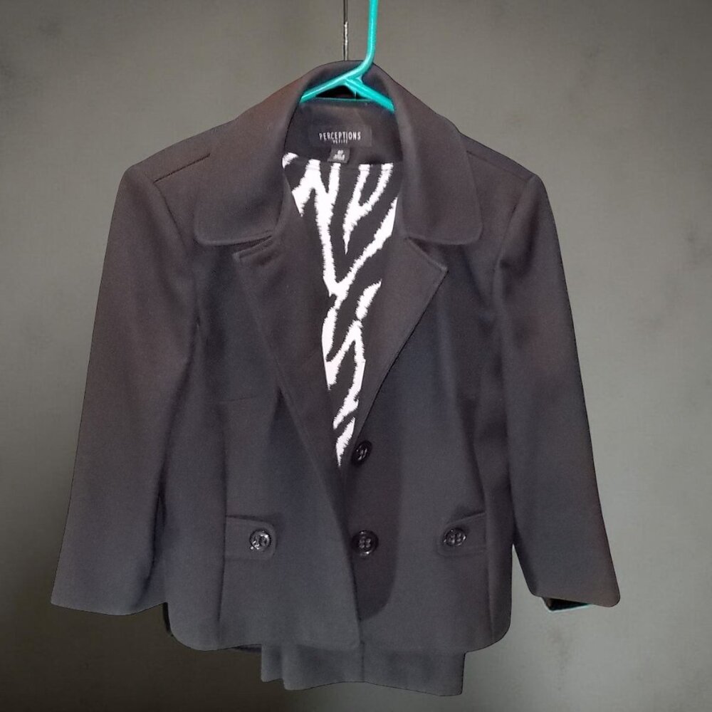 Perceptions Pant Suit - Black